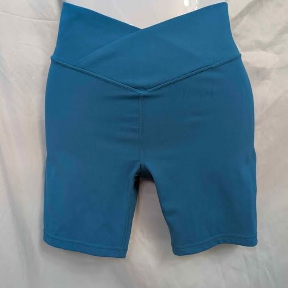 JoyLab Biker Athletic Shorts Blue Woman Extra Small